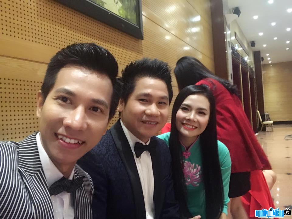  Singer Luong Nguyet He and singer Trong Tan and singer Le Anh Dung
