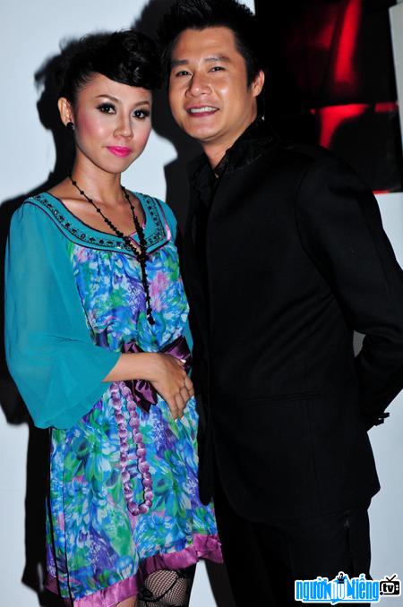  Singer Hanni with with male singer Quang Dung