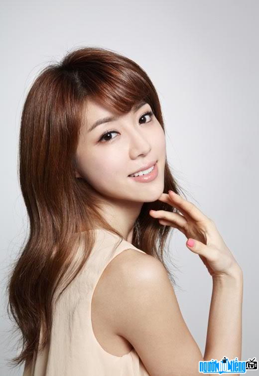 A portrait of actress Park Han Byul
