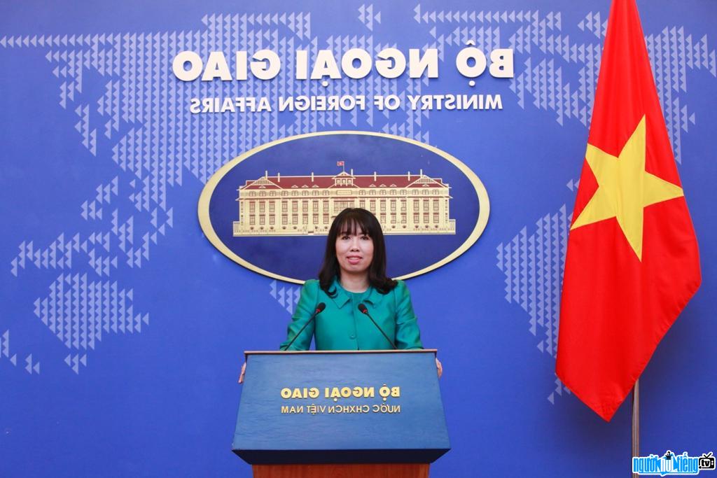  Latest pictures of New Foreign Ministry Spokesperson Le Thi Thu Hang