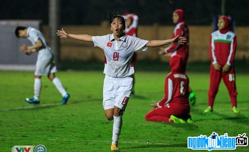  The joy of Huynh Nhu's victory