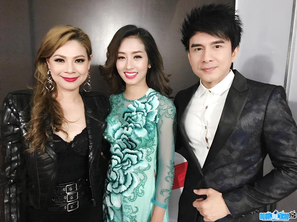  Singer Thu Hang with singer Dan Truong and singer Thanh Thao