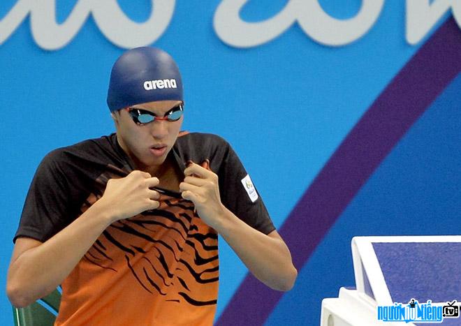 Swimmer Welson Sim is preparing for the match