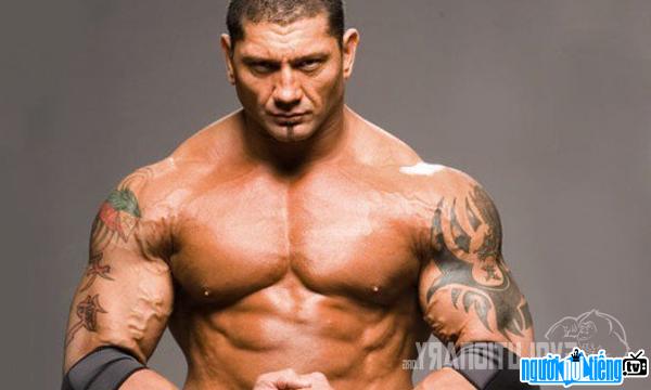  Picture of Dave Bautista before the wrestling match