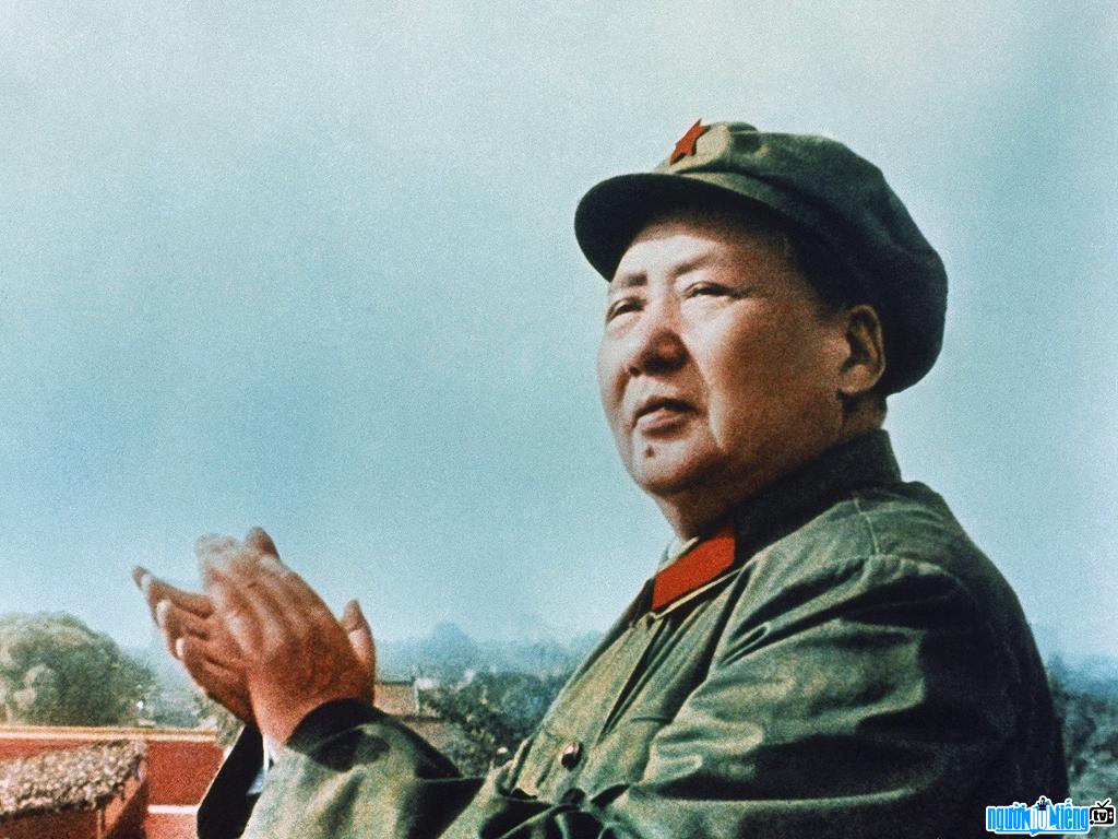 A portrait of former leader of the Communist Party of China - Mao Zedong