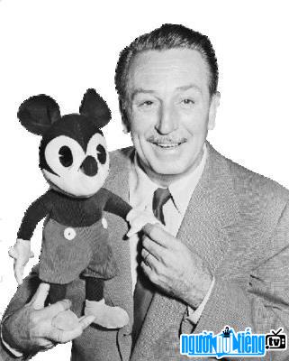 Walt Disney - the father of a series of famous cartoon characters such as Mickey Mouse - Donald Duck