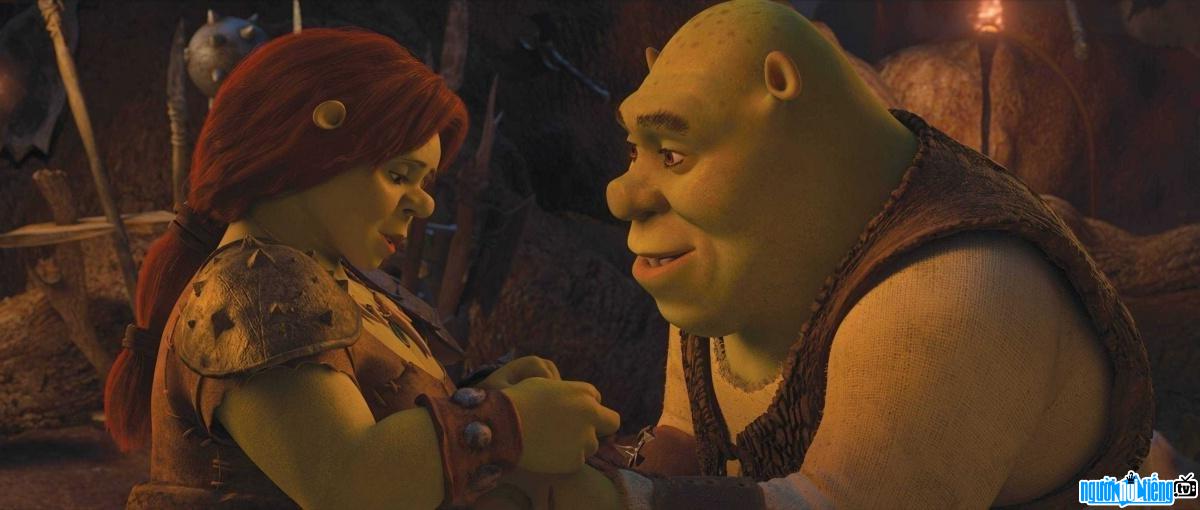 Hình ảnh về công chúa Fiona và chàng chằn tinh Shrek