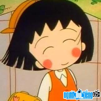 Lovely feature of Maruko cartoon character