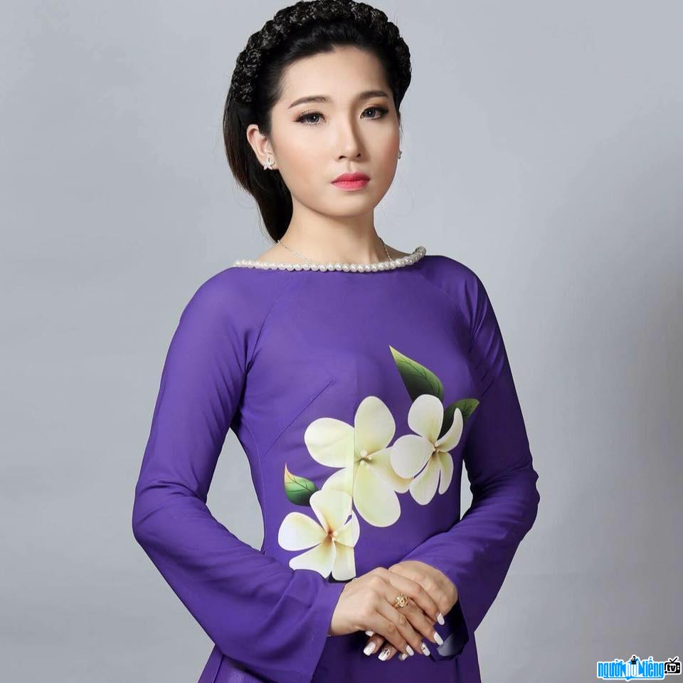 A new photo of singer Mai Thien Trang