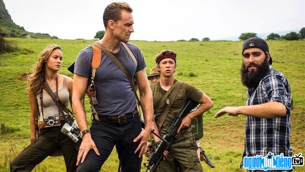 Director Jordan Vogt-Roberts also stars in Kong: Island skullcap