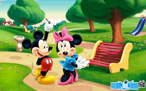 Chuột Mickey và bạn gái Minnie trong bộ phim Tàu hơi nước Willie