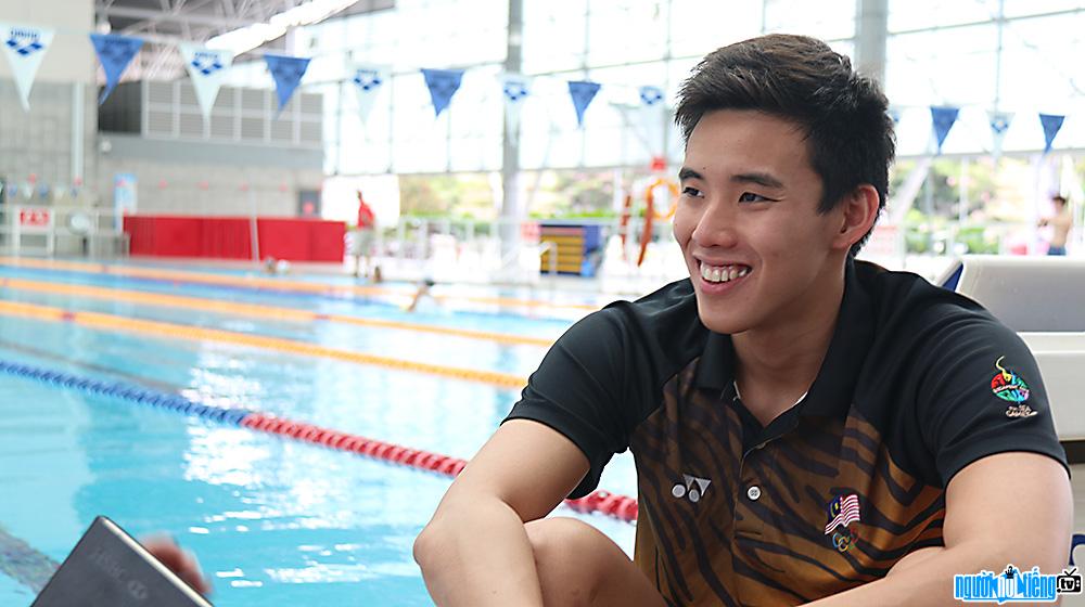 The latest picture of swimmer Welson Sim