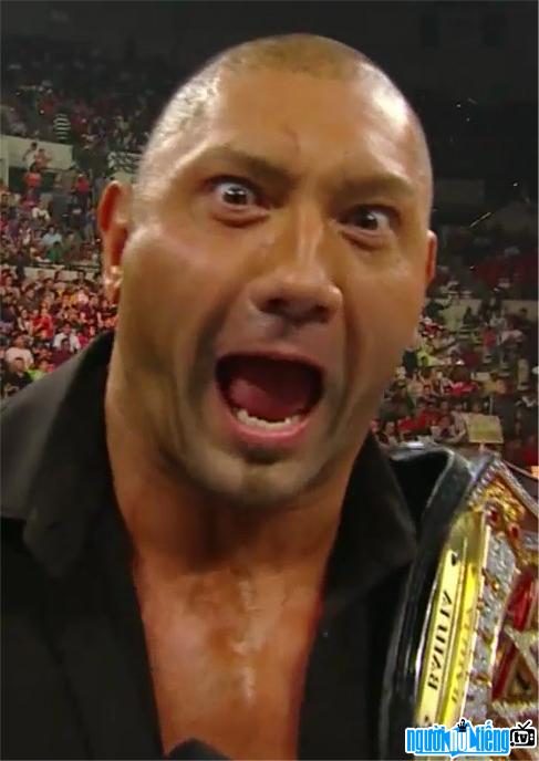  Picture of Dave Bautista during the award ceremony