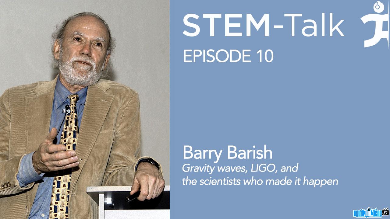 Scientist Barry Barish in a stem talk