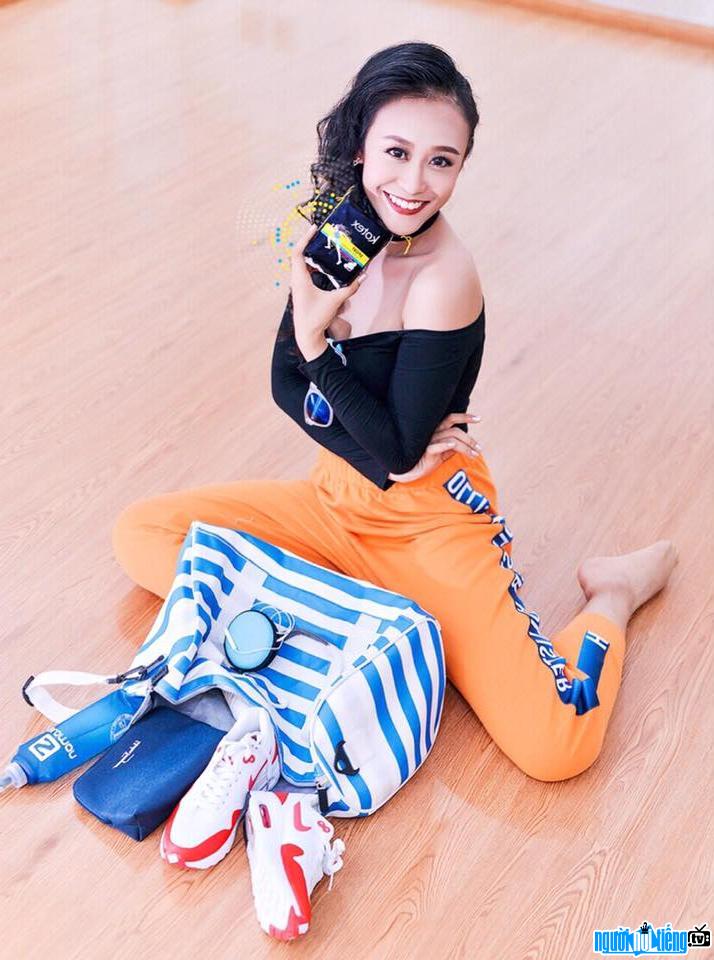 The latest picture of dancer Nguyen Kim Anh