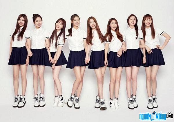  8 beautiful members of Lovelyz group