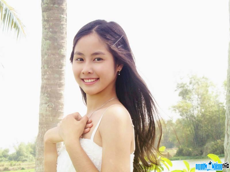  Hot girl Vo Hong Ngoc Hue once reached the Top 40 of Miss Vietnam 2014
