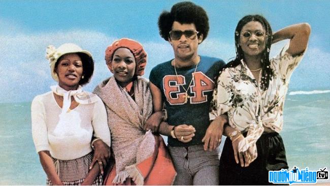 Four talented members of the group Boney M