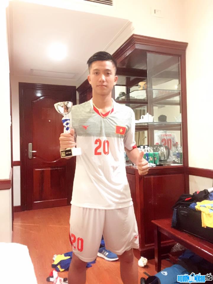 Cầu thủ Phan Văn Đức được xem là cứu tính của U23 Việt Nam trong trận đấu trước Iraq