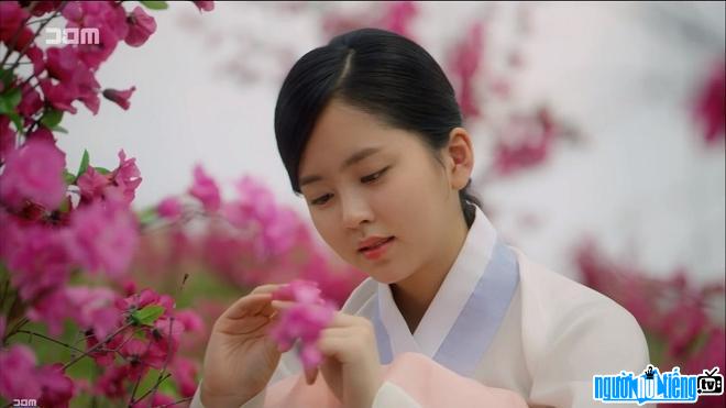 Actress Kim So Hyun in the drama "Mass of the King"