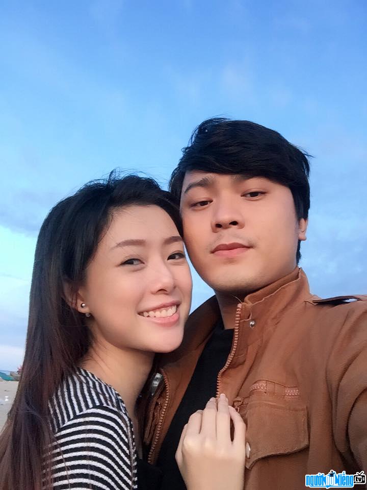  Photo of actor Tran Ngoc Duy and his girlfriend