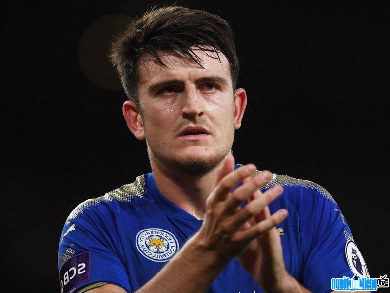 Harry Maguire in a Chelsea shirt