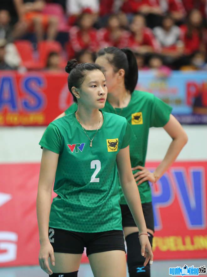  Dang Thi Kim Thanh is currently the mainstay of the Vietnamese women's volleyball team