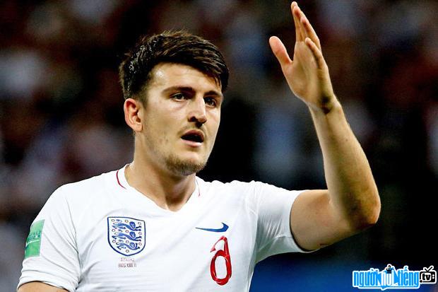 A portrait of a player Harry Maguire