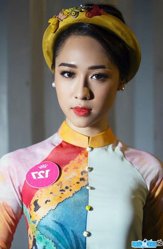  Hot girl Pham Ngoc Ha My in Top 15 Miss Vietnam 2018