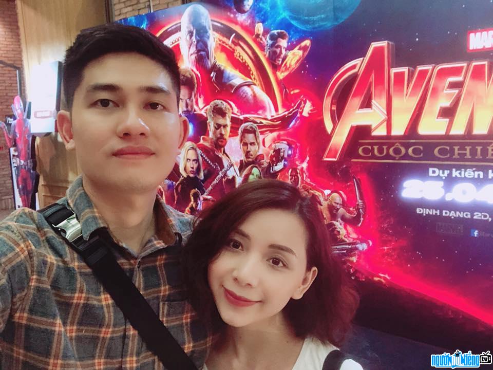 Stylist Chau Dang and her husband hide their children to go to the movies