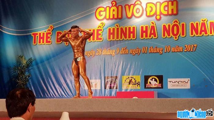  Trung Duc participated in the Hanoi Fitness Competition in 2017
