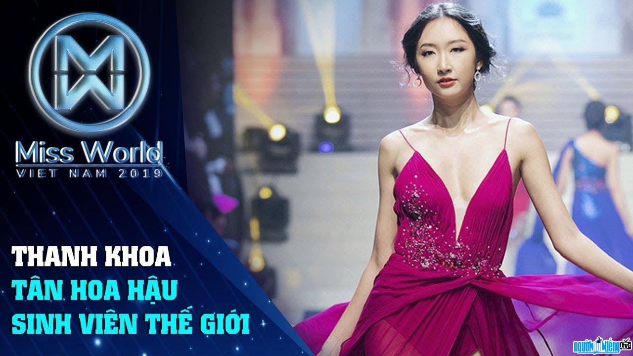  Thanh Khoa won the Miss World Student Contest