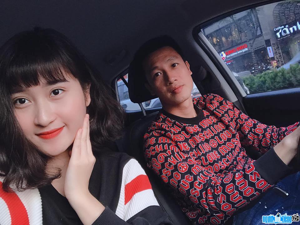  Thuy Duong with her boyfriend Huy Hung