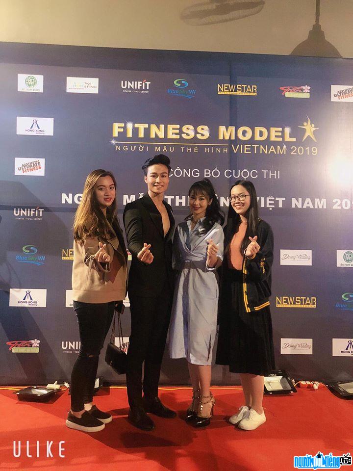  Dat KyO has just won the photo. tickets to the final round of Vietnam Fitness Model 2019 contest