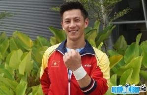 Wushu athlete Tran Xuan Hiep