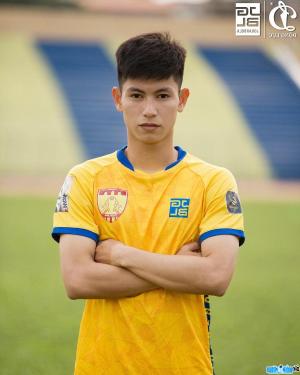 Football player Nguyen Trong Hung