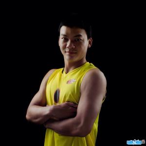 Basketball players Trieu Han Minh