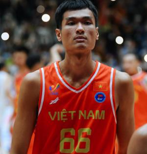 Basketball players Nguyen Huynh Phu Vinh