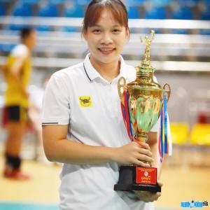 Volleyball player Vo Thi Kim Thoa