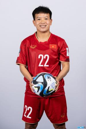 Football player Nguyen Thi My Anh