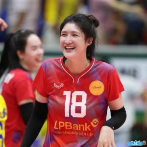 Volleyball player Luu Thi Hue