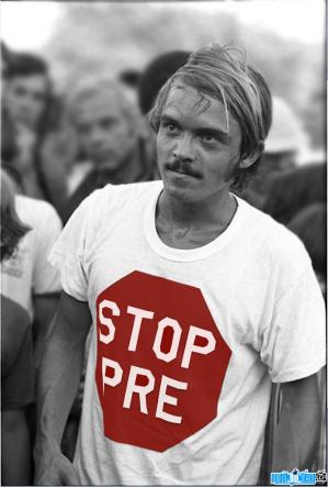 Track and field athlete Steve Prefontaine