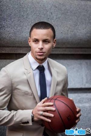 Basketball players Stephen Curry