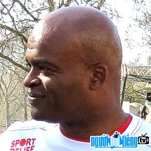 Track and field athlete Kriss Akabusi