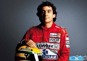 Car racers Ayrton Senna