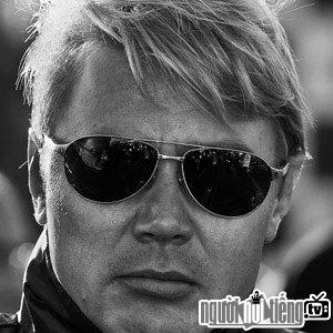 Car racers Mika Hakkinen