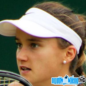 Tennis player Lauren Davis
