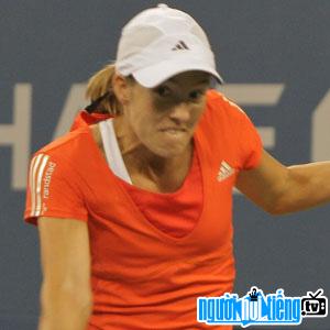 Tennis player Justine Henin