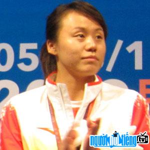 Badminton player Zhao Yunlei