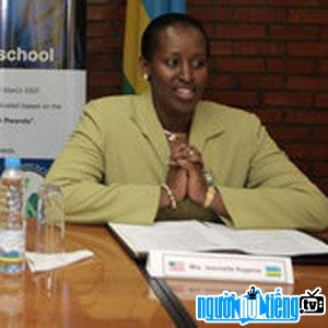 Politician's wife Jeannette Kagame
